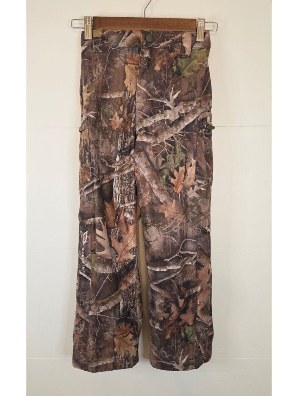 Like New RedHead Scentinel Boys Med Camo Hunting Cargo Pants RealTree, #113
